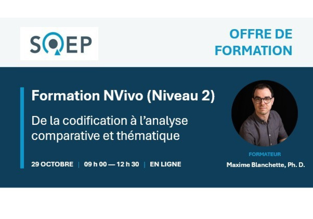 Formation NVivo (Niveau 2) : De la codification à l’analyse comparative et thématique